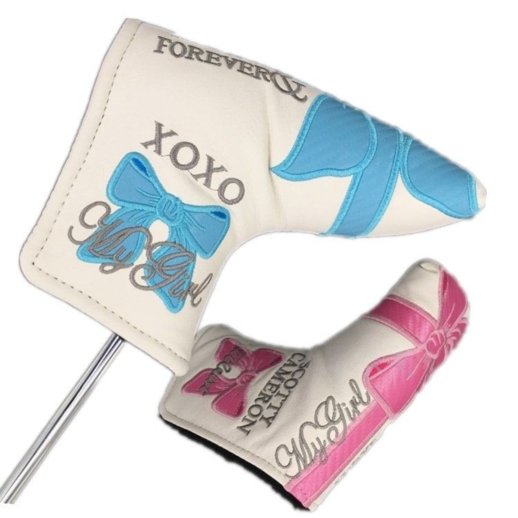Scotty Cameron bow lady putte rcover blue and pink的图片